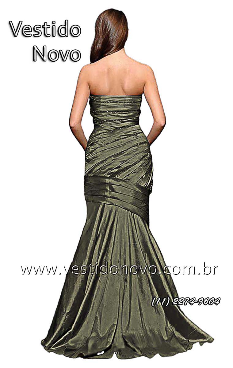 vestido cina chumbo bodas de prata tamanho grande plus size, So Paulo