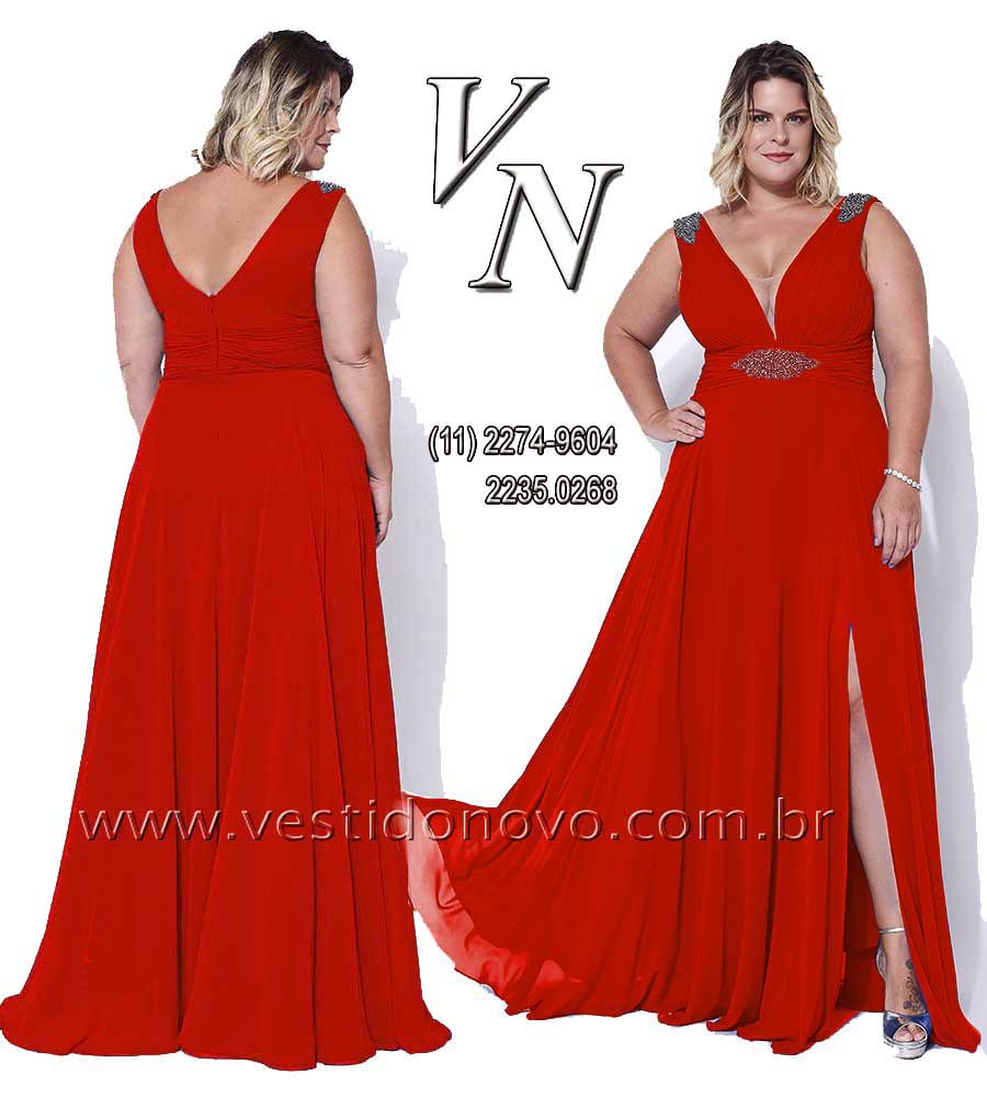 aluguel de vestidos de festa plus size em santo andre